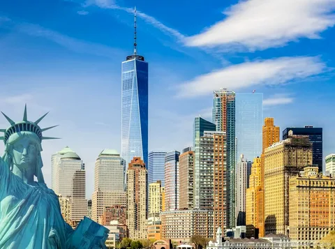Privégids leidt de Downtown New York wandeltour nabij Wall Street