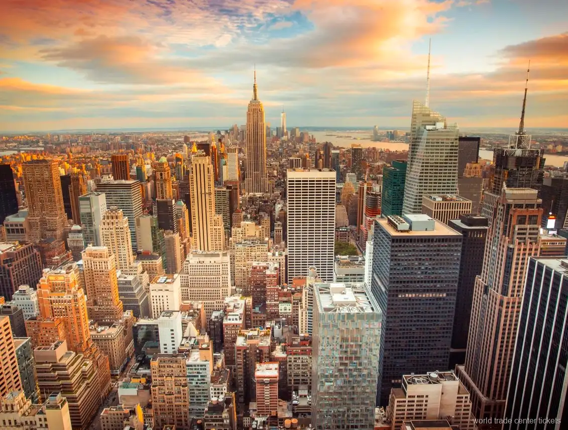 Glazen vloer van de Sky Portal op de privétour naar One World Observatory