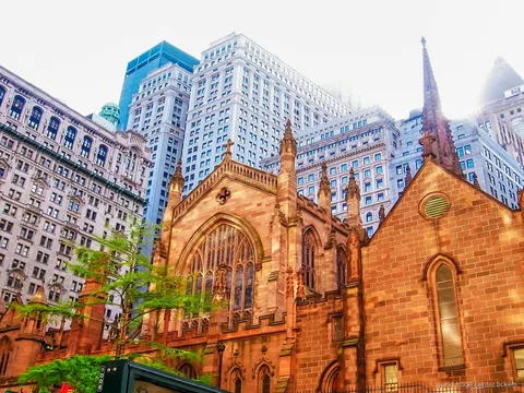 Trinity Church i cmentarz na prywatnej wycieczce po downtown Nowego Jorku